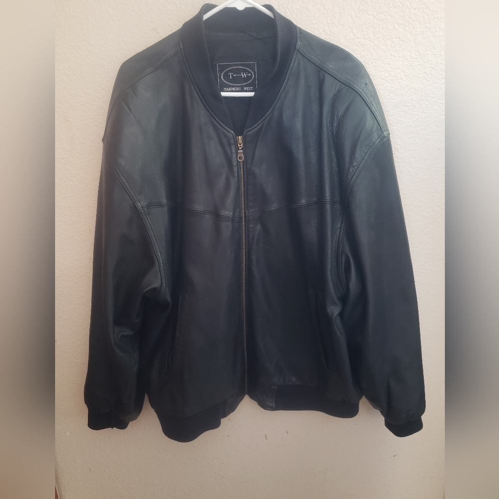 Tannery West  leather jacket size XL